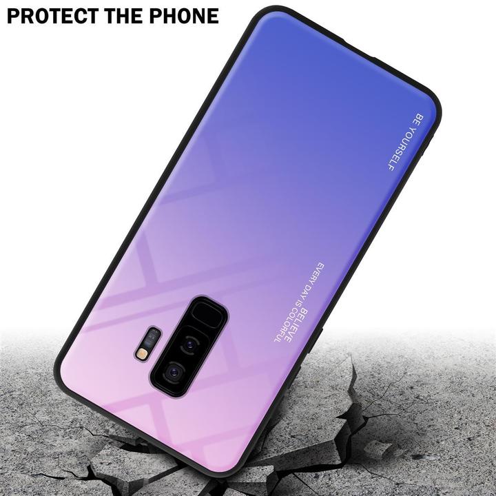 Produktbild Cadorabo TPU 2 Farben Glas Cover (Samsung Galaxy S9+)