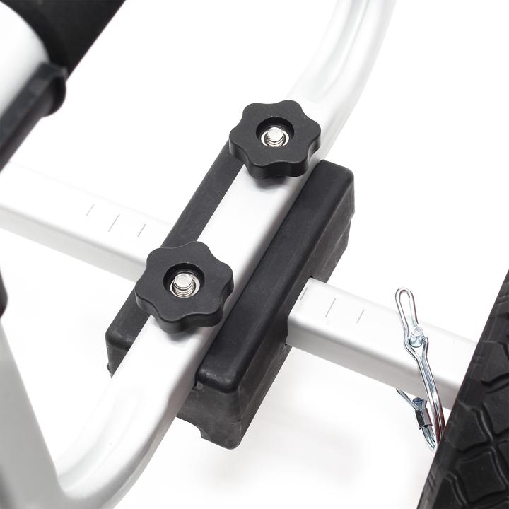 Produktbild Wiltec Alu Transportwagen 90kg PU-Rad Ø22cm Kajakwagen Kanu Kanuwagen Kajak Boot