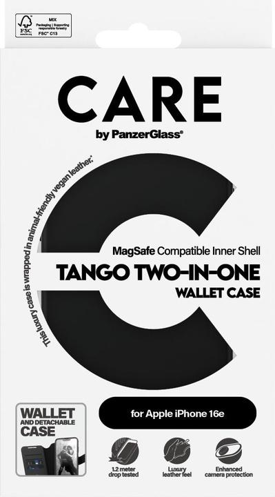Immagine prodotto PanzerGlass Tango Two-in-One (Apple iPhone 16e)
