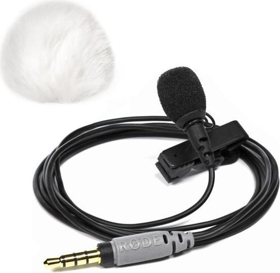 Actual product image RØDE SmartLav Lavalier microphone with windscreen White