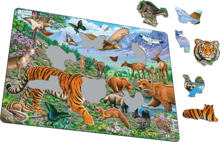 Actual product image Larsen The Amur tiger in the Siberian summer (36 pieces)