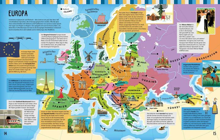 Produktbild Kinderweltatlas (Deutsch, Mark Ruffle, Schwager & Steinlein Verlag, Sandra Noa, 2024)
