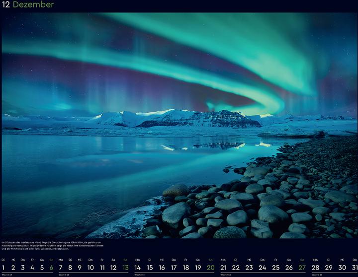 Produktbild Island - Wandkalender 2026 (60 x 45 cm, Harter Einband, Deutsch)