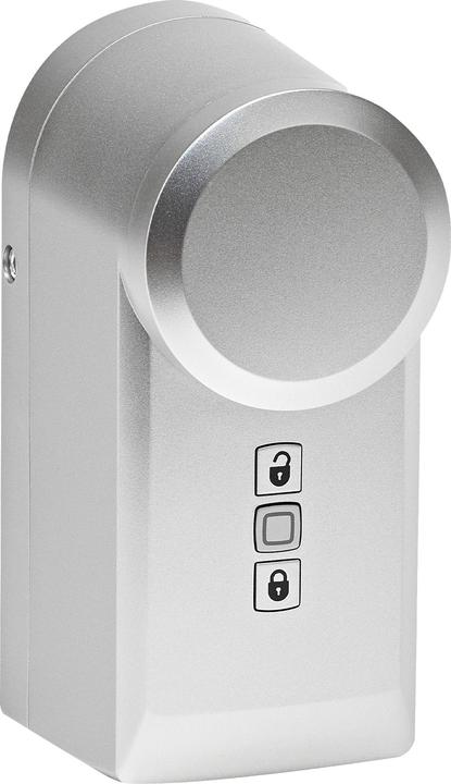 Image du produit Homematic IP Actionneur de serrure de porte Smart Home (HmIP-DLD-S) (argent) (Clé, Smartphone)