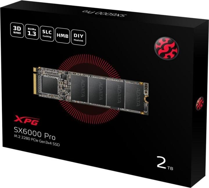 Produktbild Adata XPG SX6000 Pro (2000 GB, M.2 2280)