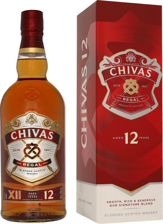 Chivas Regal 12 Years (Blended Whisky, Scotch Whisky, 1 x 70 cl)
