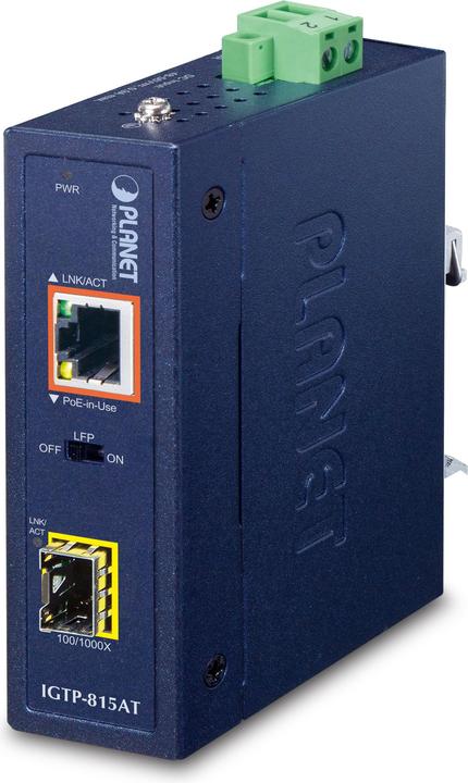 Actual product image Planet IGTP-815AT Network Media Converter