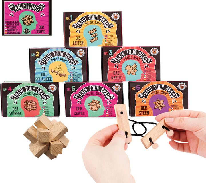 Produktbild Trendhaus Geduldsspiel Train your Brain (Multilingual)