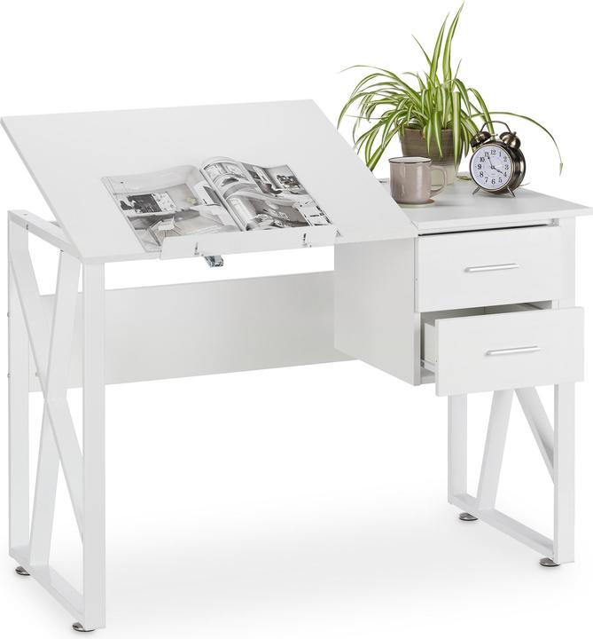Image du produit Relaxdays Bureau pupitre inclinable (110 x 55 x 75 cm)