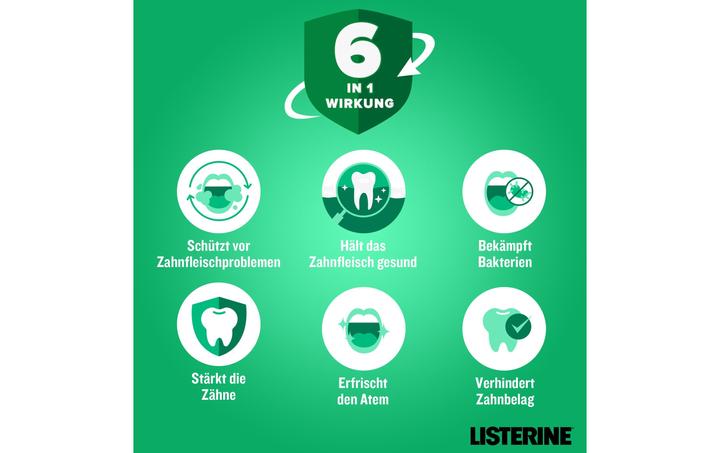 Produktbild Listerine Total Care Zahnfleischschutz (500 ml, Mundspülung)