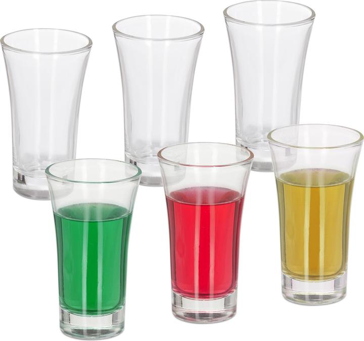 Image du produit Relaxdays Verres à liqueur (0.60 dl, 1 x, Verre à fusil)