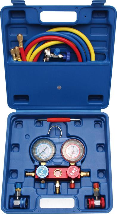 Actual product image BGS Pressure gauge fitting for air conditioning testing