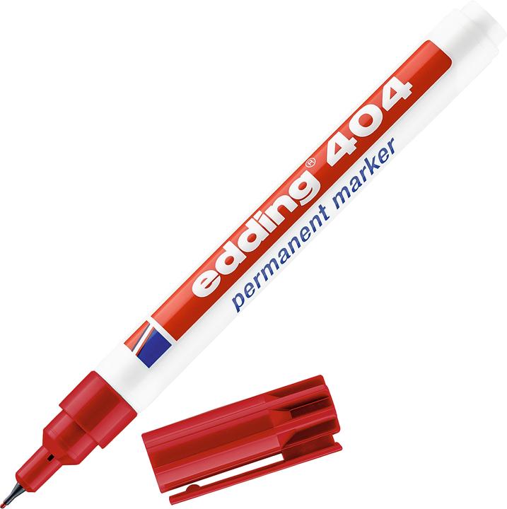 Produktbild Edding Permanent Marker 404 (Rot, 0.80 mm, 1 x)