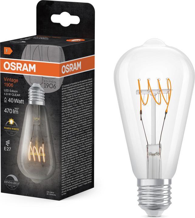 Actual product image Ledvance LED lamp (E27, 4.80 W, 470 lm, 4 x, F)