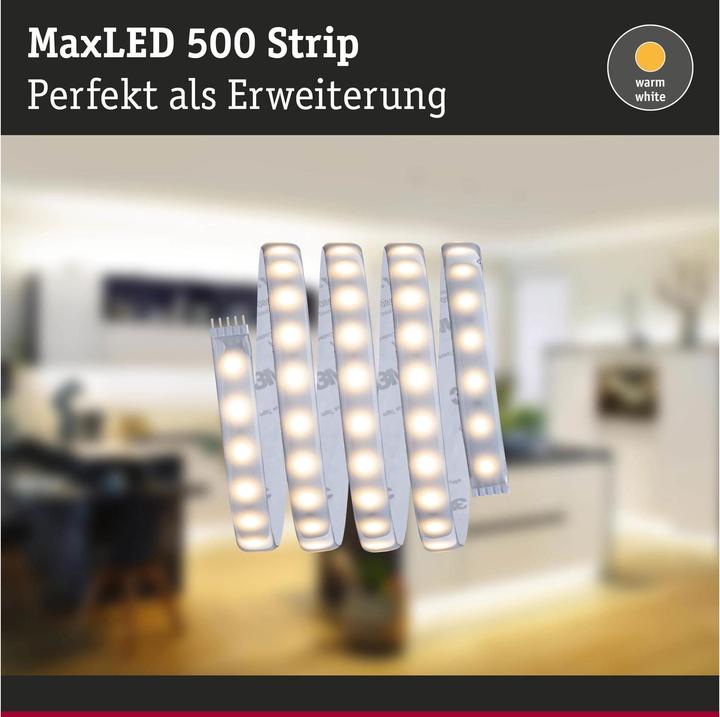 Immagine prodotto Paulmann MaxLED 500 Strisce (Bianco caldo, 100 cm, Interno)