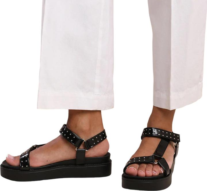 Immagine prodotto Where's That From Donna/Ladies Hawaii Studded Patent Leather Multi Strap Wide Sandals (41)