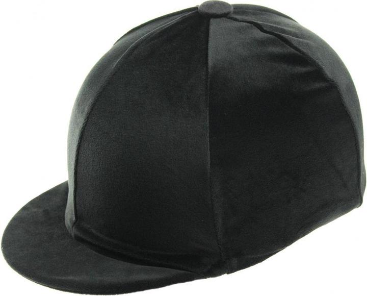 Actual product image Capz Plain riding helmet cover made of velour