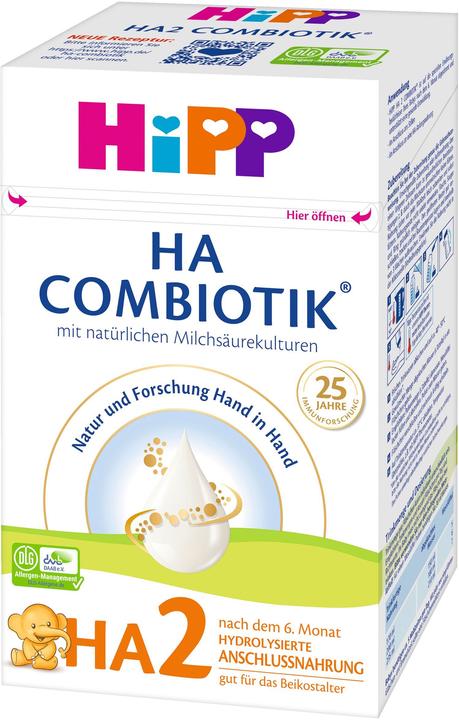 Actual product image Hipp Milk formula HA2 Combiotik® (600 g, from 6 m.)