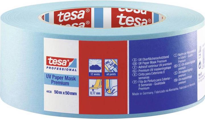 Actual product image tesa 4438 - UV surface protection tape for professional outdoor painting work (50 mm)