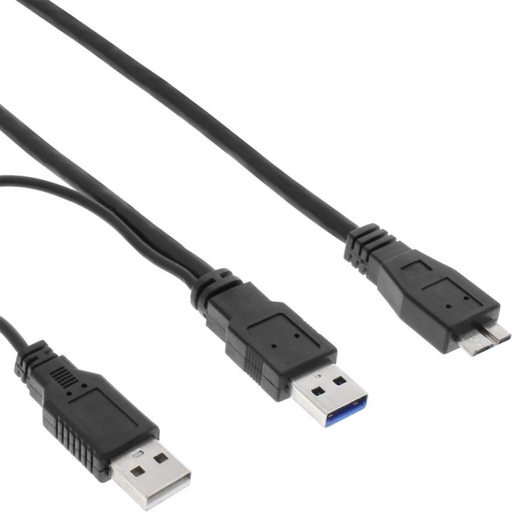 Image du produit InLine Câble USB 3.0 en Y (1.50 m, USB 3.0)