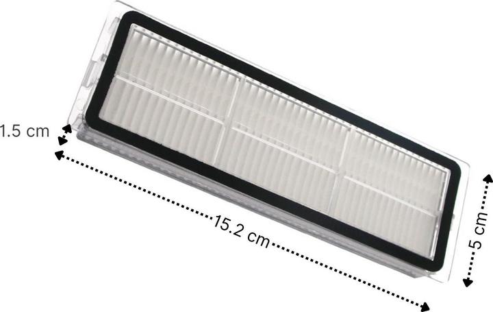 Actual product image Hermex Alternative HEPA filter for Xiaomi Dreame Bot L10s L10 Ultra L20 Ultra