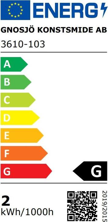 Label énergétique Konstsmide Chaîne (16.24 m)