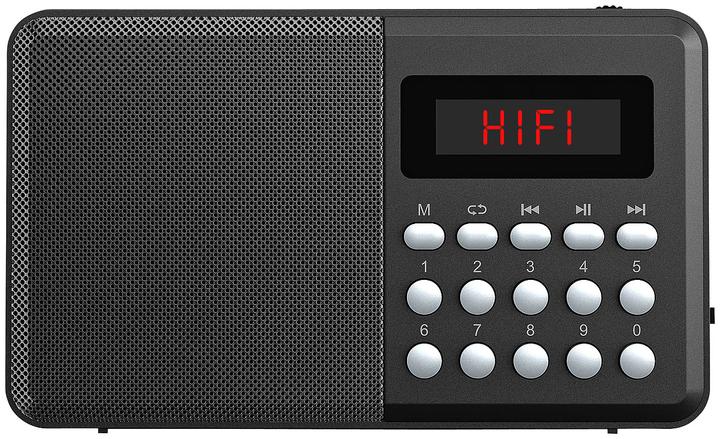 Actual product image Auvisio FM pocket radio with MP3 player (FM, Bluetooth)