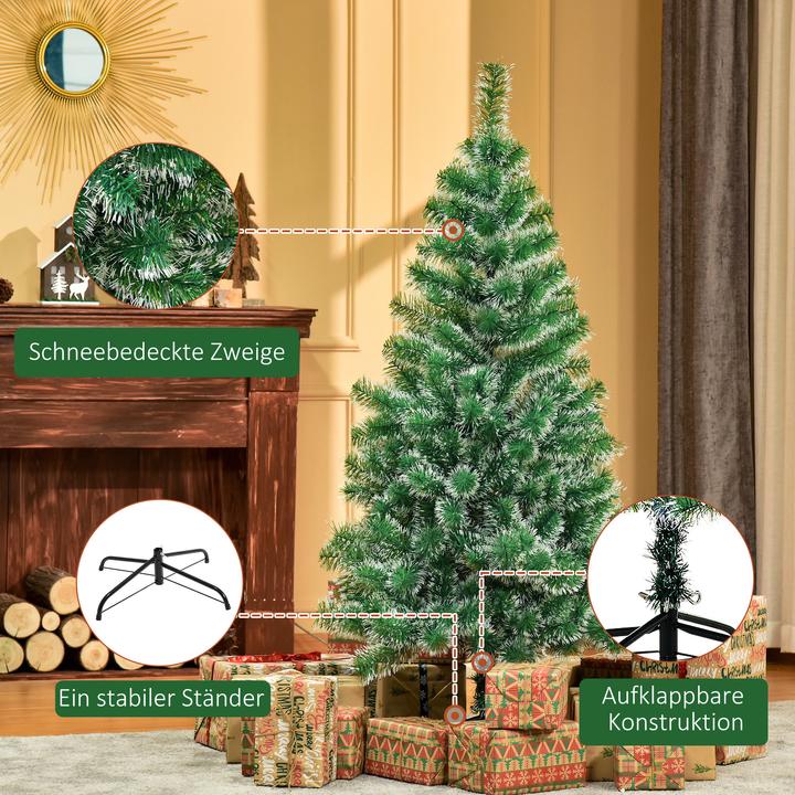 Produktbild Homcom Künstlicher Weihnachtsbaum mit Metallständer (150 cm)