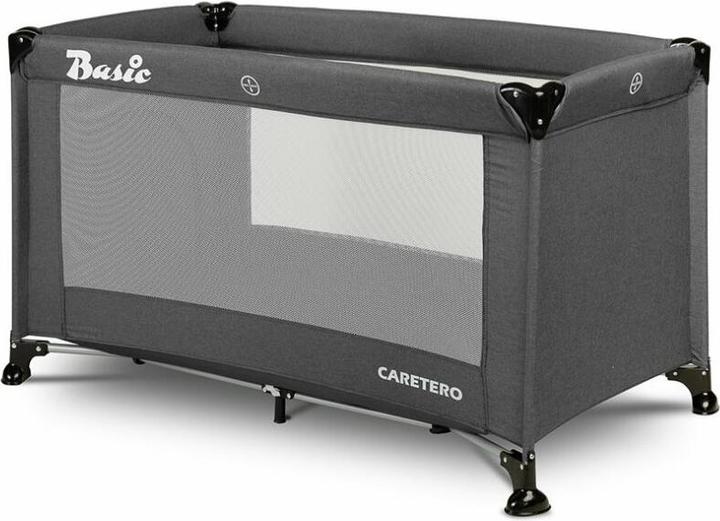 Actual product image Caretero Łóżeczko Turystyczne Basic Graphite