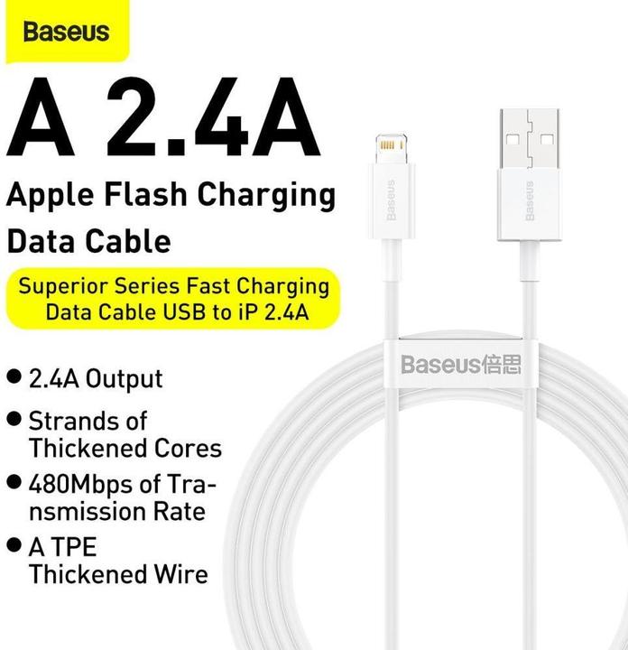Produktbild Baseus USB Typ A – Lightning (0.25 m, USB 2.0)