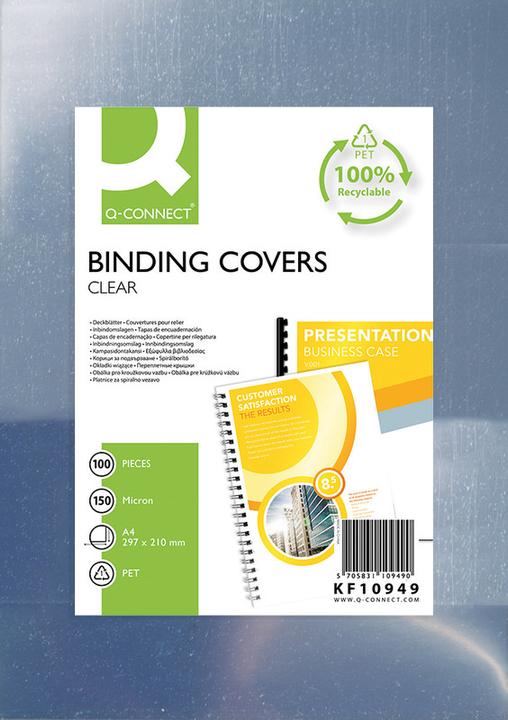 Q-Connect Copertine in plastica