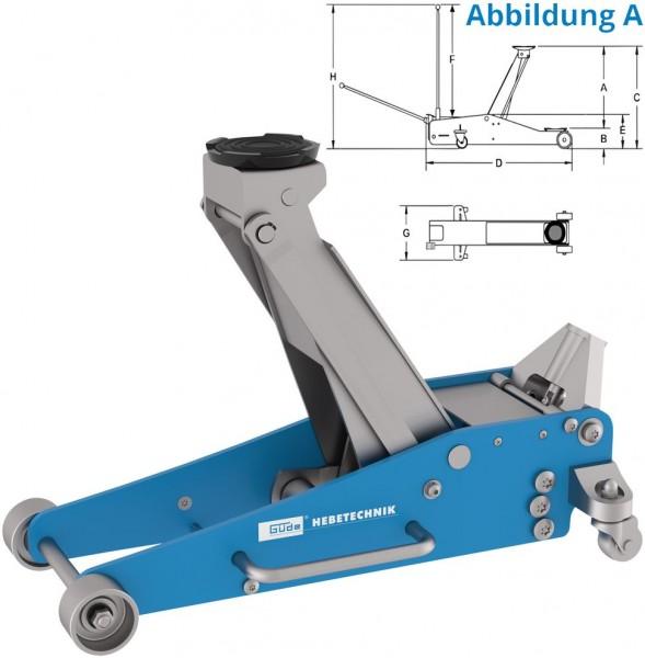 Produktbild Güde Rangierwagenheber GRH 2.5/460 AL