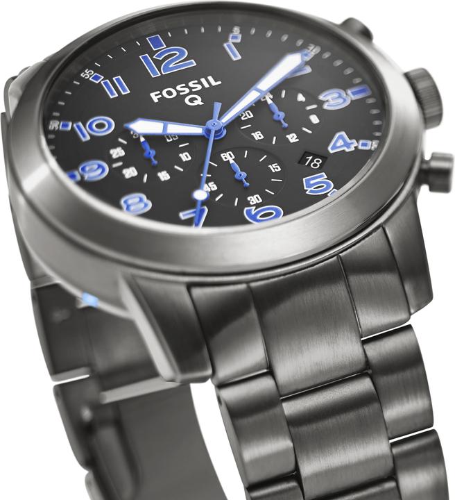 Produktbild Fossil Smartwatch Q Pilot 54 (Hybrid Uhr, Analoguhr, 44 mm)