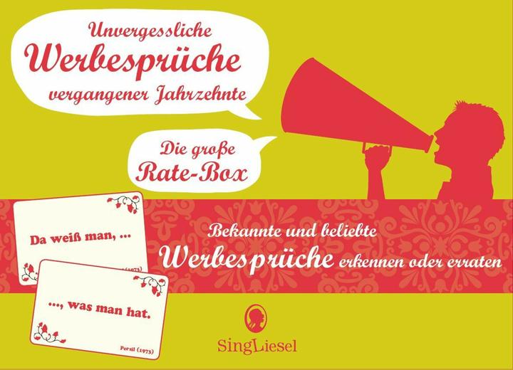 Image du produit Les slogans publicitaires inoubliables des décennies passées (Allemand)