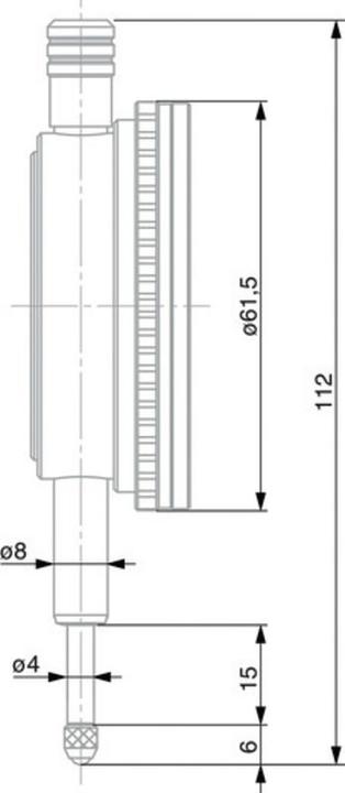 Produktbild Tesa Technology Messuhr 1 mm / 01419054