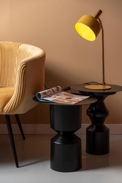 Actual product image Leitmotiv Tafellamp Smart - Metaal - Oker - 20x56x20 cm (BxHxD) - Kleur Honey Yellow - E14 (E14)
