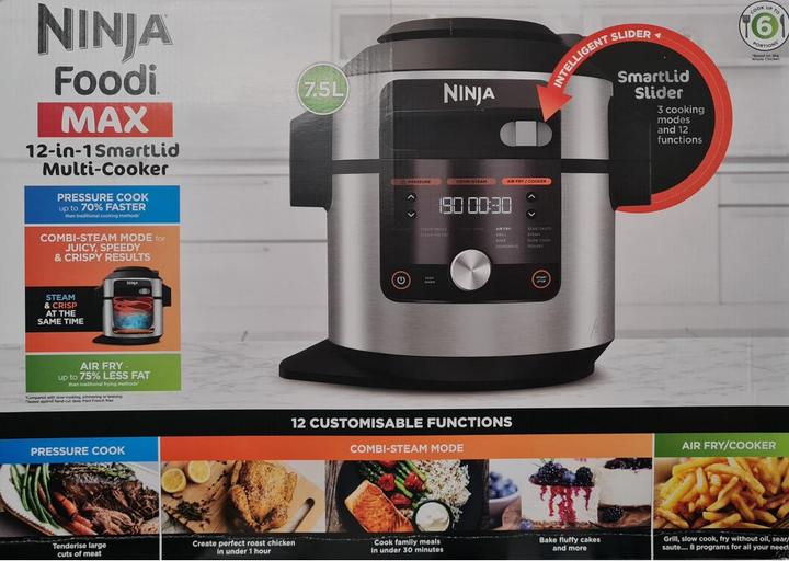 Actual product image Ninja OL650EUFoodi MAX 12-in-1 SmartLid Multicooker (CH plug)