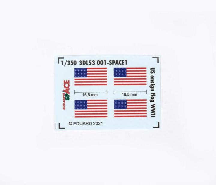 Produktbild Eduard US ensign flag WWII SPACE