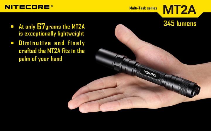 Image du produit Nitecore Mt2a (15.50 cm, 345 lm)