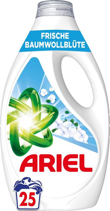 Actual product image Ariel Frische Baumwollblüte (25 Washing cycles, Liquid detergent)