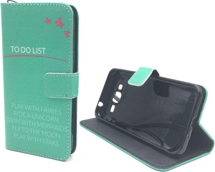 Produktbild König Design Schutz Handy Hülle für Samsung Galaxy J3 (2016) Case Cover Tasche Wallet Etui (Samsung Galaxy J3 (2016))