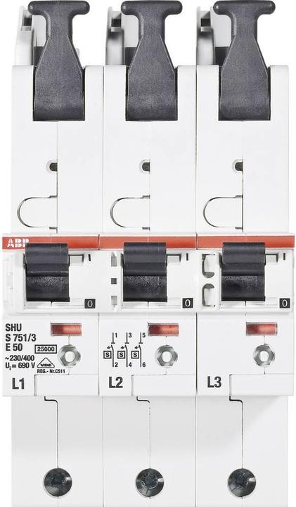 Actual product image ABB Circuit breaker 3-pole