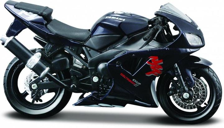 Immagine prodotto Maisto Modello in metallo di una moto Yamaha YZF-R1 con cavalletto in scala 1:18