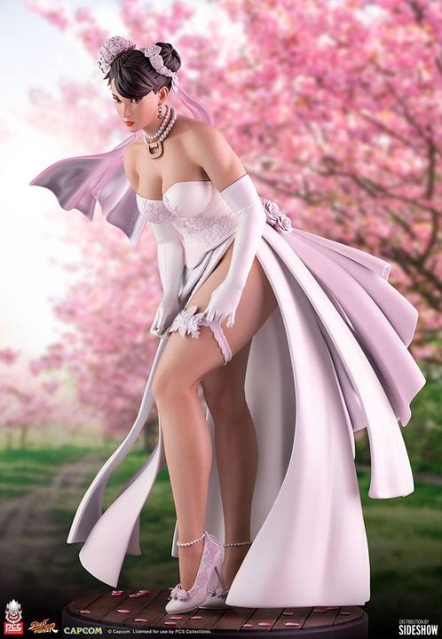 Actual product image PCS Street Fighter statuette 1/4 Wedding Chun-Li 39 cm
