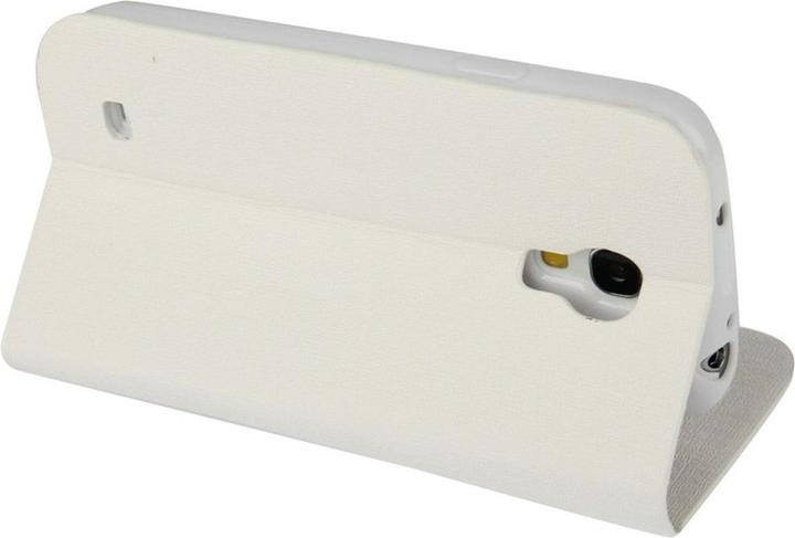 Produktbild König Design Schutzhülle Case (Flip Quer) für Handy Samsung Galaxy s4 i9190 mini Weiss (Samsung Galaxy S4 mini)