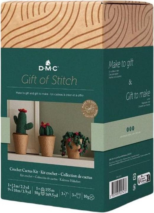 DMC Cadeau de Stitch Crochet Set Amigurumi Cactus
