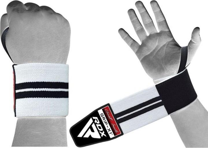 Rdx W3 Gewichtheber Handgelenkbandage Mit Daumenschlaufen (One Size)
