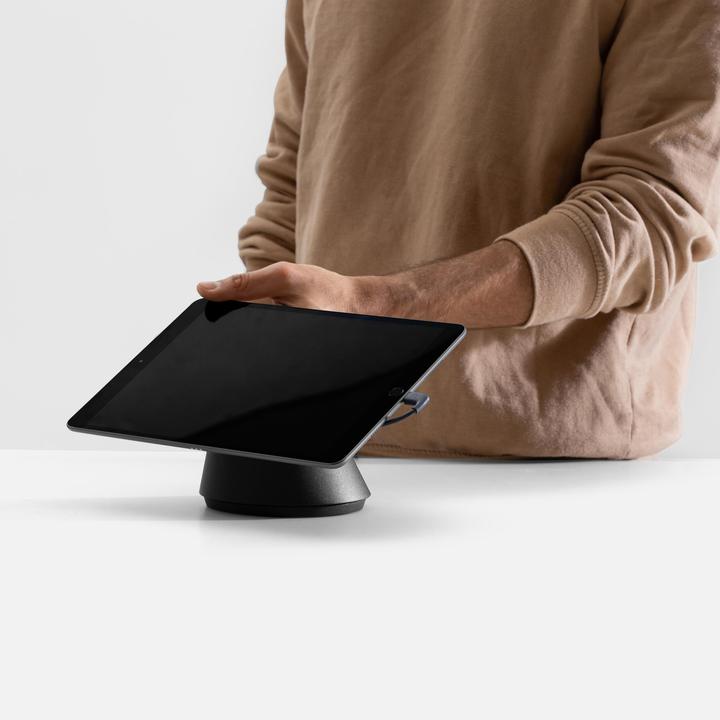 Produktbild Bouncepad CLICK Universal Tablet Tischständer drehbar, schwarz