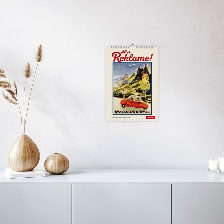 Produktbild Harenberg Alles Reklame! Wochen-Kulturkalender 2026 - 53 nostalgische Werbeplakate (Harter Einband, Deutsch)