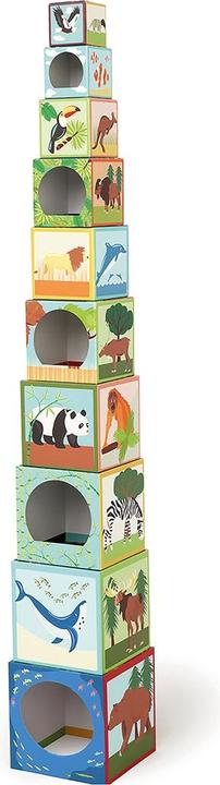 Actual product image Scratch Stack Pyramid Zoo Animals